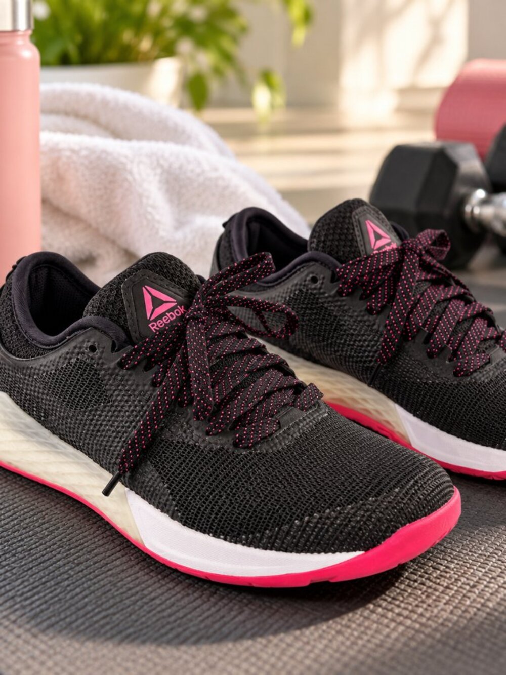 Women's Reebok Nano CrossFit Training Shoes – Black & Pink